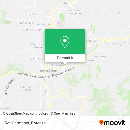 Mappa Rdt Carmanet