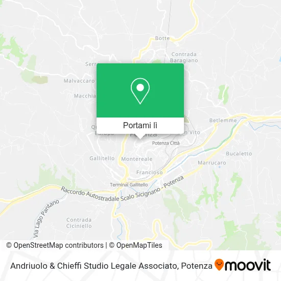 Mappa Andriuolo & Chieffi Studio Legale Associato