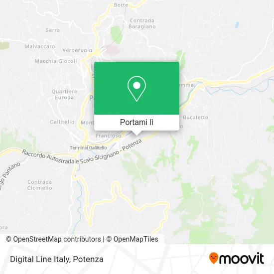 Mappa Digital Line Italy