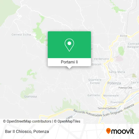 Mappa Bar Il Chiosco