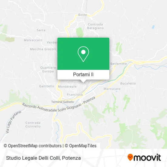 Mappa Studio Legale Delli Colli