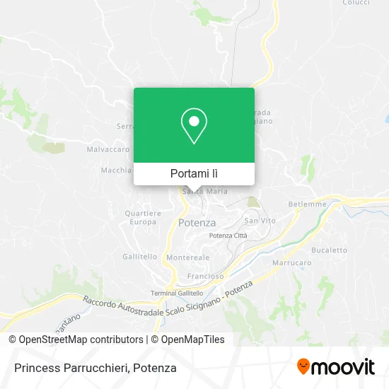 Mappa Princess Parrucchieri