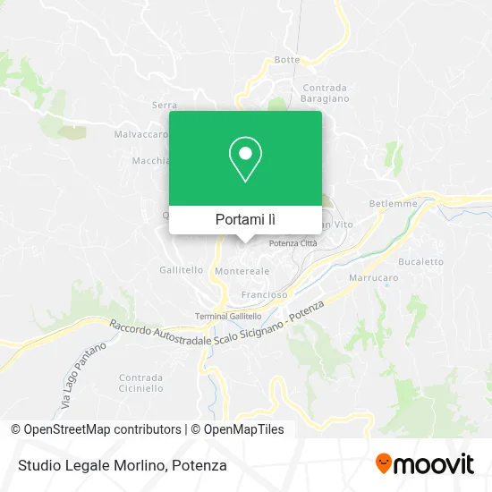 Mappa Studio Legale Morlino