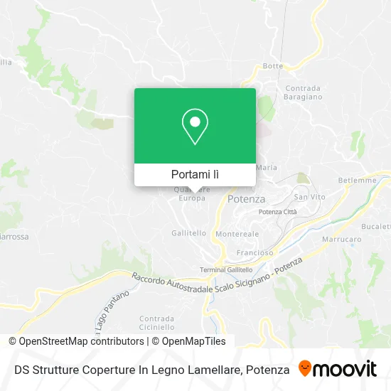 Mappa DS Strutture Coperture In Legno Lamellare