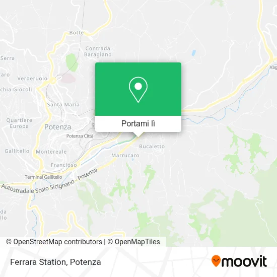 Mappa Ferrara Station