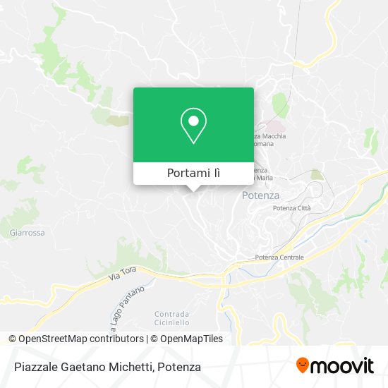 Mappa Piazzale Gaetano Michetti