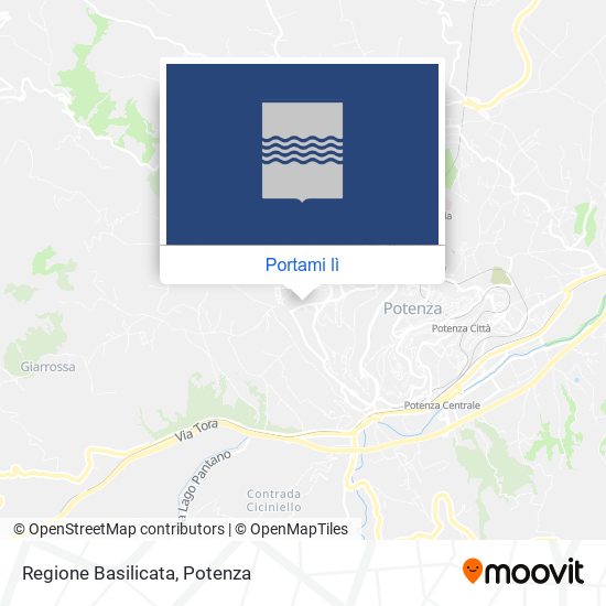 Mappa Regione Basilicata