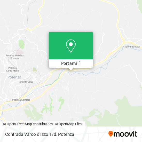 Mappa Contrada Varco d'Izzo 1/d