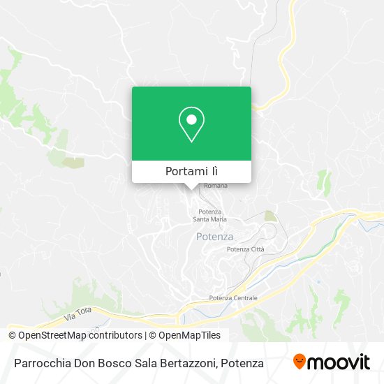 Mappa Parrocchia Don Bosco Sala Bertazzoni