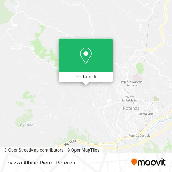 Mappa Piazza Albino Pierro