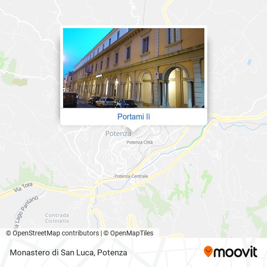 Mappa Monastero di San Luca