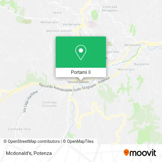 Mappa Mcdonald's