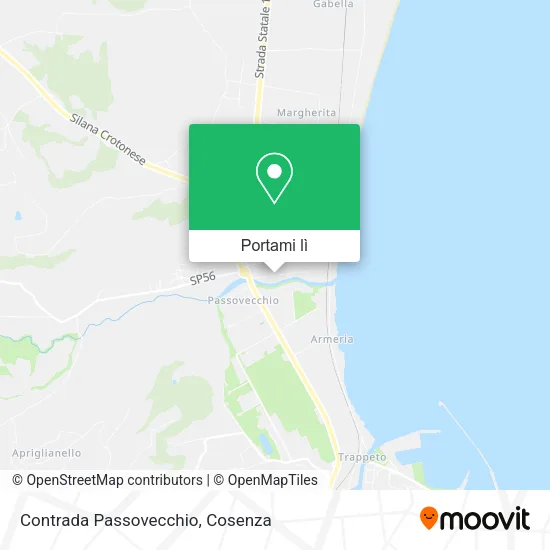 Mappa Contrada Passovecchio