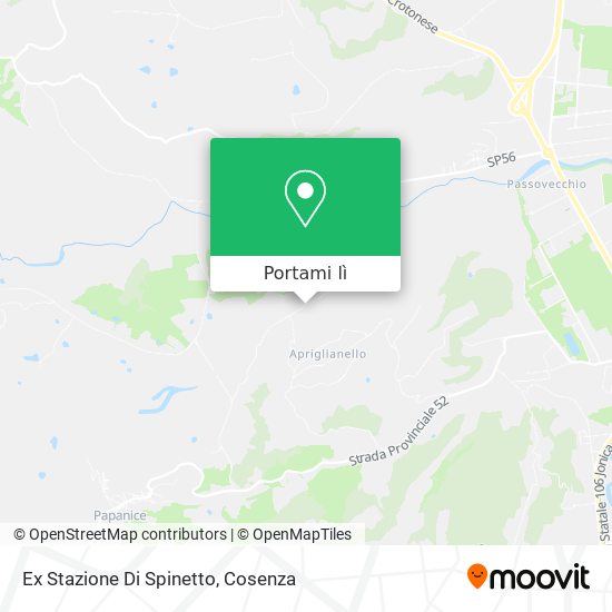 Mappa Ex Stazione Di Spinetto