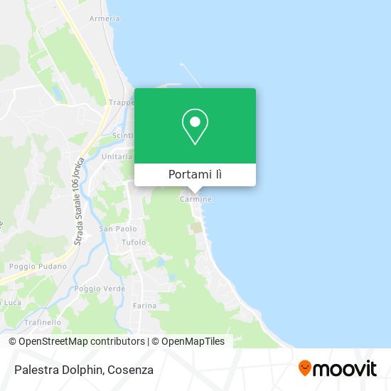 Mappa Palestra Dolphin