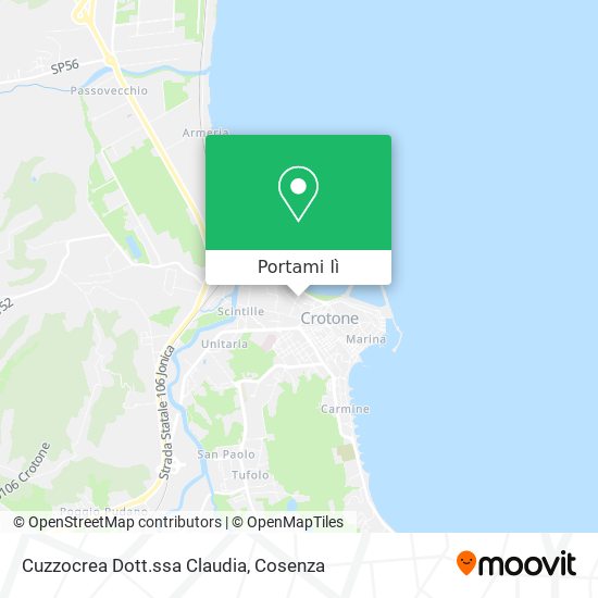 Mappa Cuzzocrea Dott.ssa Claudia