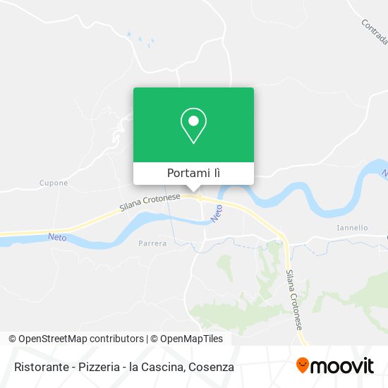 Mappa Ristorante - Pizzeria - la Cascina