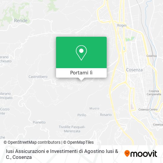 Mappa Iusi Assicurazioni e Investimenti di Agostino Iusi & C.