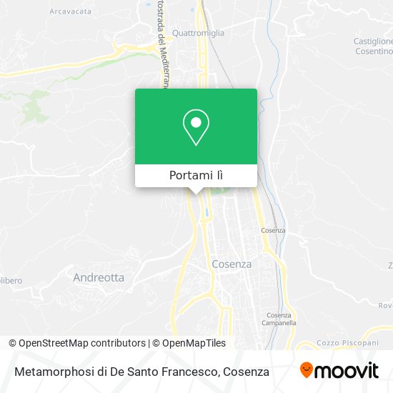 Mappa Metamorphosi di De Santo Francesco