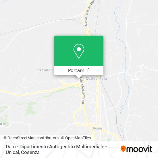 Mappa Dam - Dipartimento Autogestito Multimediale - Unical