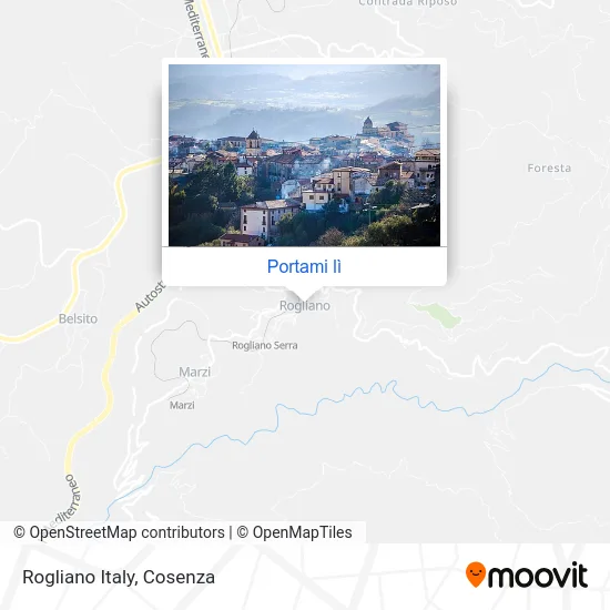 Mappa Rogliano Italy