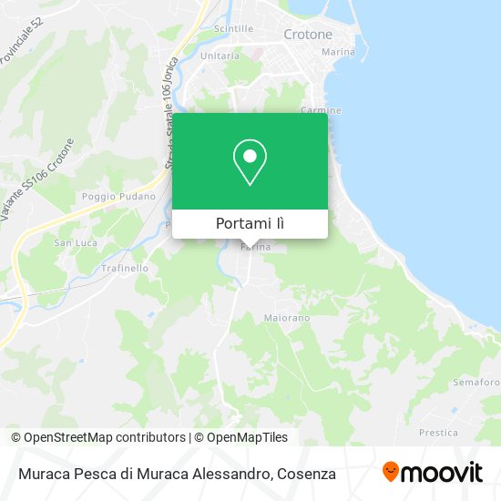 Mappa Muraca Pesca di Muraca Alessandro