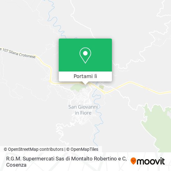 Mappa R.G.M. Supermercati Sas di Montalto Robertino e C