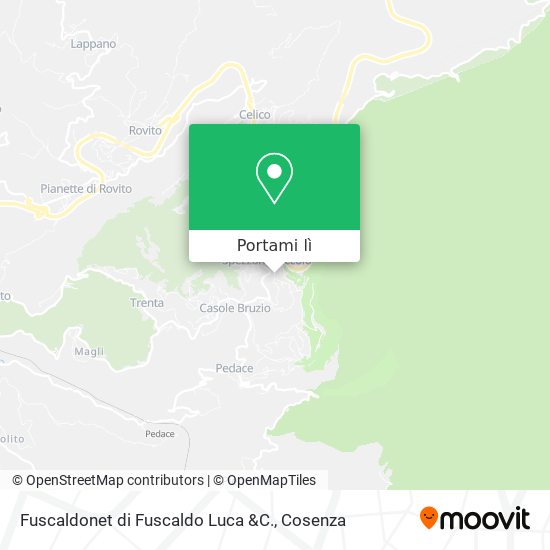Mappa Fuscaldonet di Fuscaldo Luca &C.