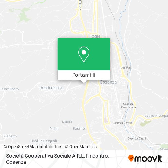 Mappa Società Cooperativa Sociale A.R.L. l'Incontro
