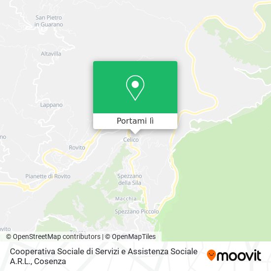 Mappa Cooperativa Sociale di Servizi e Assistenza Sociale A.R.L.