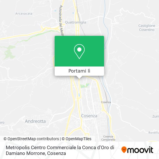 Mappa Metropolis Centro Commerciale la Conca d'Oro di Damiano Morrone