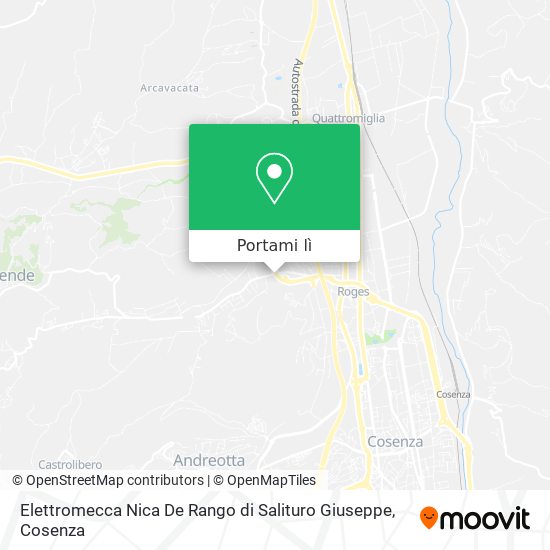 Mappa Elettromecca Nica De Rango di Salituro Giuseppe