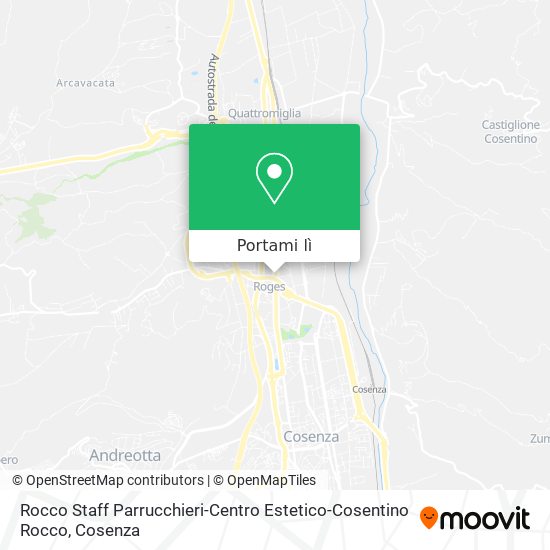 Mappa Rocco Staff Parrucchieri-Centro Estetico-Cosentino Rocco