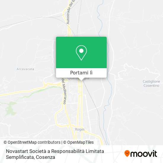 Mappa Novastart Società a Responsabilità Limitata Semplificata