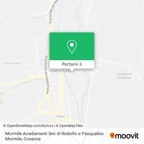 Mappa Mormile Arredamenti Snc di Rodolfo e Pasqualino Mormile