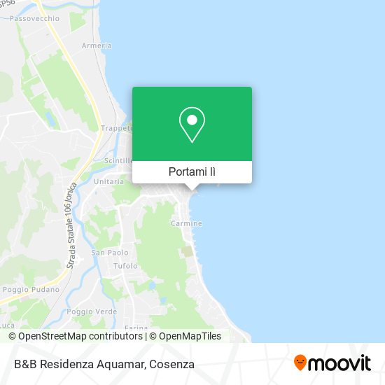Mappa B&B Residenza Aquamar