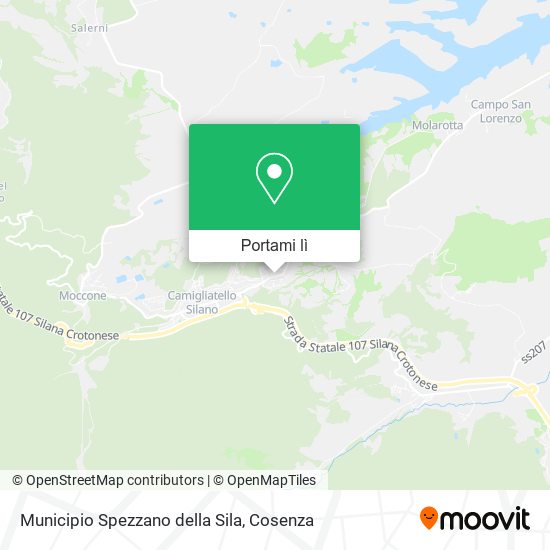 Mappa Municipio Spezzano della Sila