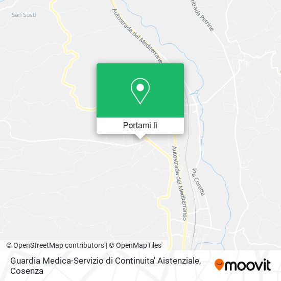 Mappa Guardia Medica-Servizio di Continuita' Aistenziale