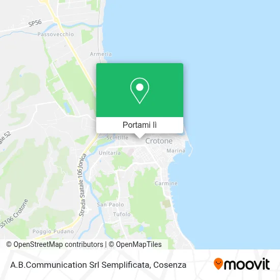 Mappa A.B.Communication Srl Semplificata