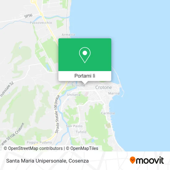 Mappa Santa Maria Unipersonale