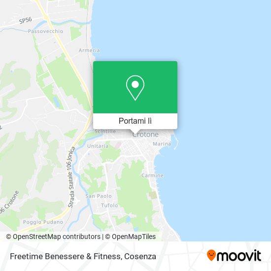 Mappa Freetime Benessere & Fitness