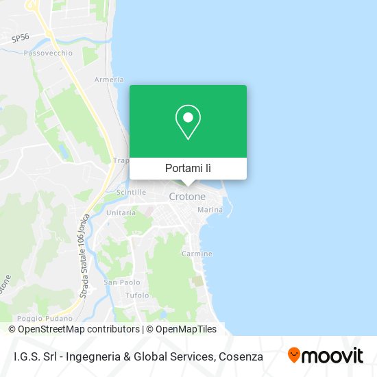 Mappa I.G.S. Srl - Ingegneria & Global Services