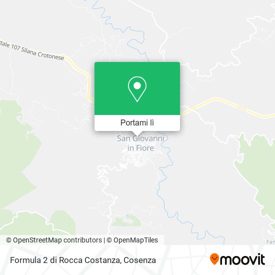 Mappa Formula 2 di Rocca Costanza