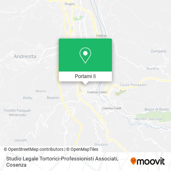 Mappa Studio Legale Tortorici-Professionisti Associati