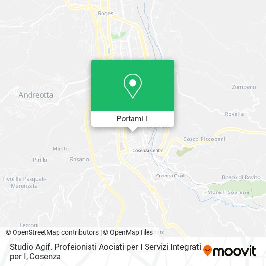 Mappa Studio Agif. Profeionisti Aociati per I Servizi Integrati per I
