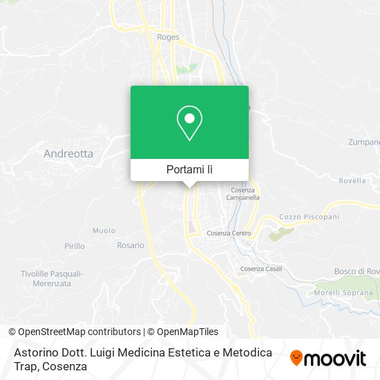 Mappa Astorino Dott. Luigi Medicina Estetica e Metodica Trap