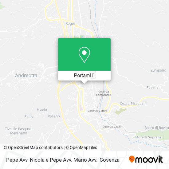 Mappa Pepe Avv. Nicola e Pepe Avv. Mario Avv.