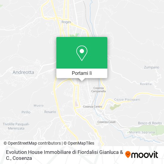 Mappa Evolution House Immobiliare di Fiordalisi Gianluca & C.