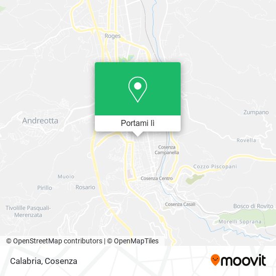 Mappa Calabria