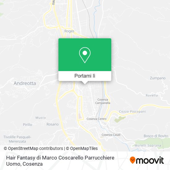Mappa Hair Fantasy di Marco Coscarello Parrucchiere Uomo